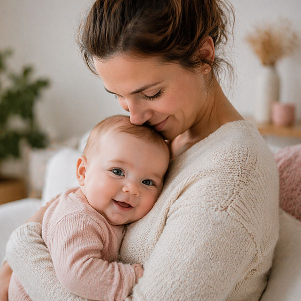 Baby bij mama - slimmetkleintjes.nl