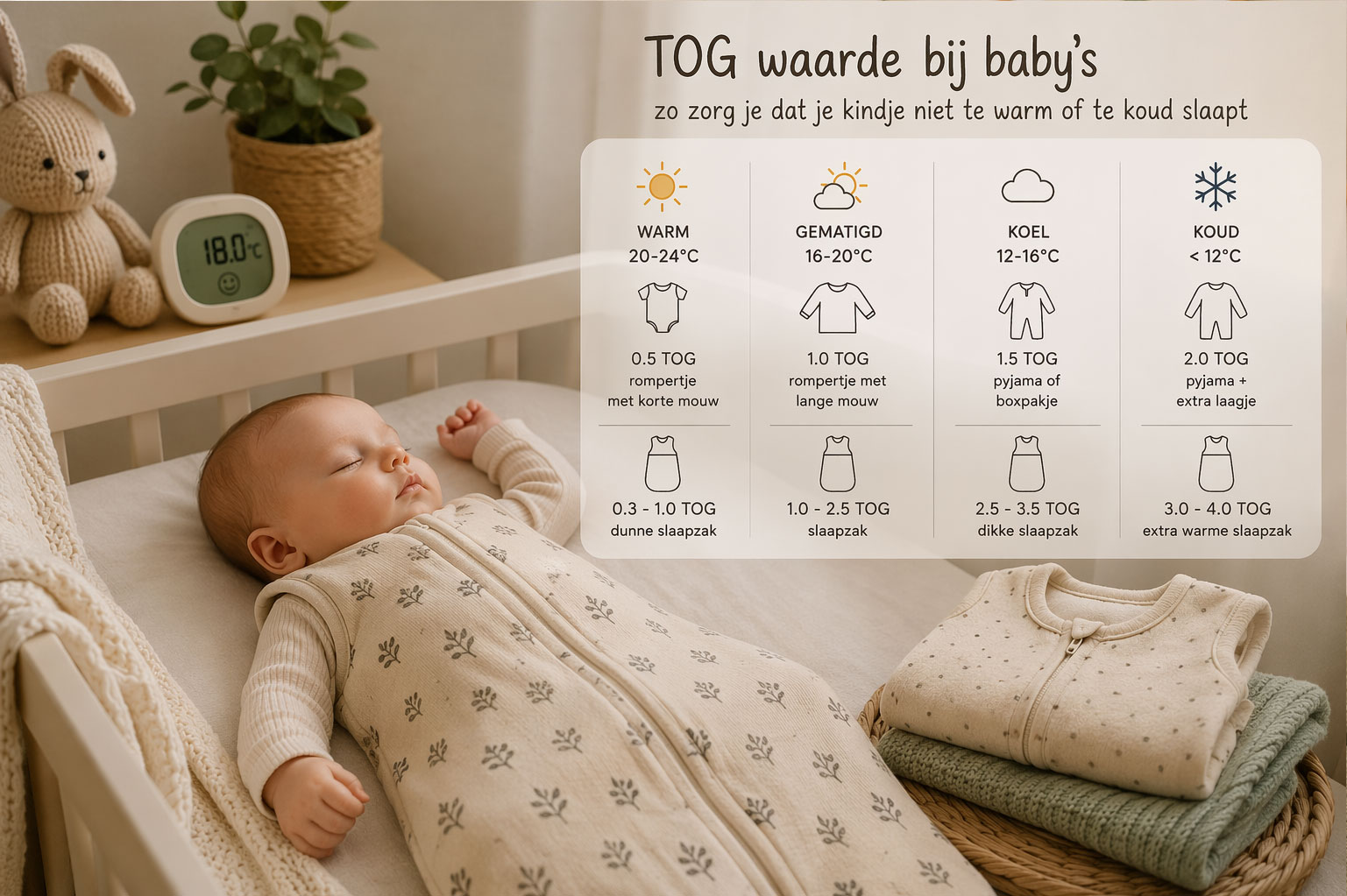 TOG waarde bij baby's - slimmetkleintjes.nl