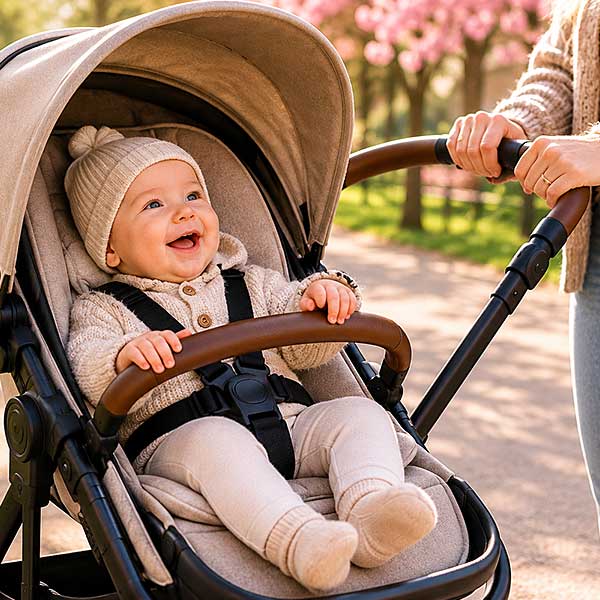 Kinderwagen, wandelwagen, buggy of Maxi Cosi? Ontdek de verschillen en lees wanneer je welk systeem gebruikt voor je baby of peuter.